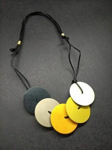 Colorful <b>Necklace</b> Leather & Resin for Wearing Engagement Ceremony Party Presented by Indian Exporter/Manufacturer - Product Image 6