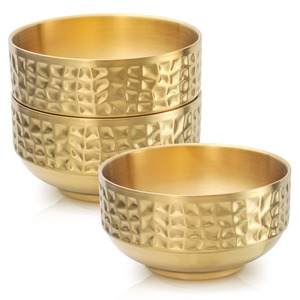 Cuencos para servir de metal martillado artesanal Acento de mesa decorativo único para comedor Cocina y ajuste elegante para el hogar - Product Image 4