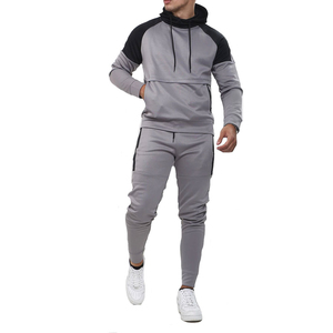 Survêtement d'hiver pour homme à capuche, grande taille, personnalisé OEM, couleur unie, écologique, séchage rapide, en polaire, décontracté - Product Image 1