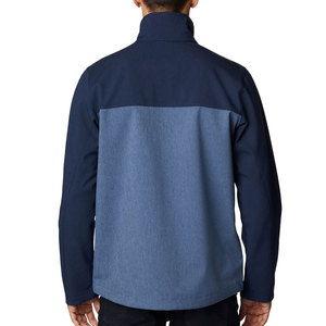 Chaqueta de invierno Softshell para hombre de alta calidad, cortavientos impermeable con cuello levantado, diseño de logotipo personalizado, estilo informal cálido - Product Image 2