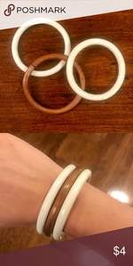 Brazaletes de moda de madera pintados a mano para mujer de estilo clásico al por mayor de proveedores de Bisutería - Product Image 3