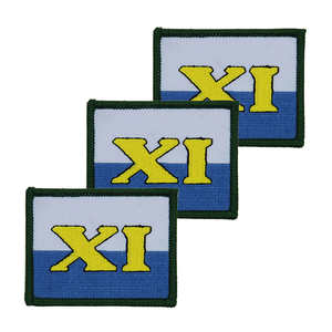 1st Aviation Brigade C-o-m-b-a-t Team TRF X3 TRF Pack Custom 2 Color <b>Badge</b> With Red Embroidery - Product Image 2