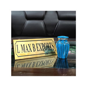 Urnas de cremación de recuerdo de aluminio o latón con acabado personalizado ecológico de gran venta a precio de mercado confiable - Product Image 1