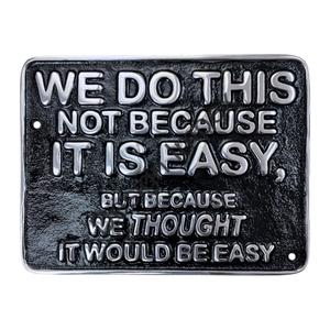 Handmade Custom <b>Plaque</b> Decorative Handcrafts Wall Mount Warning Promotional Sign Vintage Retro Style Home Decor Signs <b>Metal</b> Arts - Product Image 1