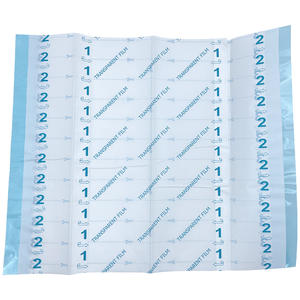 Perban luka transparan medis 30x30cm 3 lapis lapisan PU sejuk dilipat & tahan air pembalut bedah bedah - Product Image 1