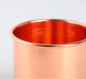 Solid <b>Copper</b> Moscow Mule Mug Premium 100% Pure <b>Copper</b> Beer <b>Cup</b> 500ml Capacity Metal - Product Image 5