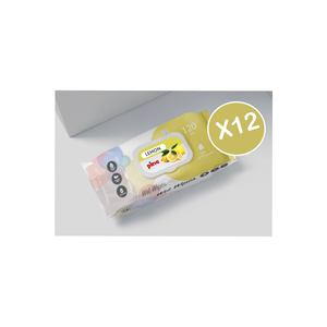 ผ้าเช็ดทำความสะอาดกลิ่นเลมอน 120 แผ่น 12 ห่อ (1,440 แผ่น) - ผ้าเช็ดทำความสะอาดโดย PINE - Product Image 2