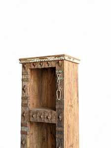 Étagère à livres en bois traditionnelle, étagère à livres vintage, élégance artisanale, salon, décoration à assortir - MOQ 1 conteneur uniquement - Product Image 6