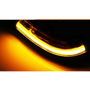 Kit indicatore dinamico sequenziale a LED per specchietto retrovisore per VW Golf 5 6 Passat obiettivo fumo arancione Sharan-auto e moto/ - Product Image 2