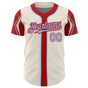 Maillot de baseball personnalisé de qualité supérieure Sublimation et broderie disponibles - Product Image 2