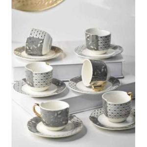 Acar Fabia 11693 porcellana Set di 6 tazze da caffè