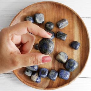 คริสตัลโซดาไลต์จำนวนมาก-การทำเครื่องประดับและคริสตัลพลังงานเชิงบวก-โฟกัสภูมิปัญญาและความสงบภายใน - Product Image 5