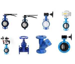 Wafer/ Lug/đôi Mặt bích bướm Van cổng Wafer/swing kiểm tra van dễ uốn gang SS304/316 đồng thau EPDM ghế nước - Product Image 1