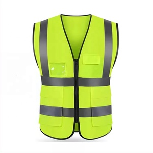 Manufacturing Custom Made Breathable <b>Material</b> Men Workwear Safety Vest Factory Price Slim Fit Men Workwear Safety Vest - Product Image 5