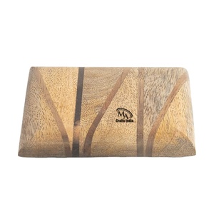 แผ่นรองน้ำชาทำด้วยมือทำจากไม้แผ่นกระดาษสี่เหลี่ยมแผ่นรองแก้วเบียร์ในห้องครัวดีไซน์ใหม่ - Product Image 1