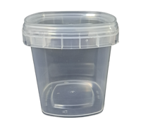 DOK595 Design spécial 595ml inviolable PP IML tasse avec couvercle pour lait crème glacée biscuit chocolat emballage alimentaire