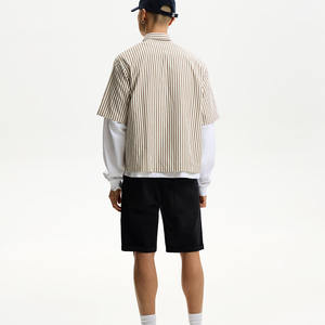 Ensemble short de créateur personnalisé deux pièces Ensembles short et t-shirt pour homme Ensemble short d'été jumeau pour homme - Product Image 3