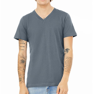 Camiseta Unisex de Cuello en V, 100% Algodón, Texturizada, Transpirable, con Estampado Digital, Camisetas para Hombre - Product Image 4