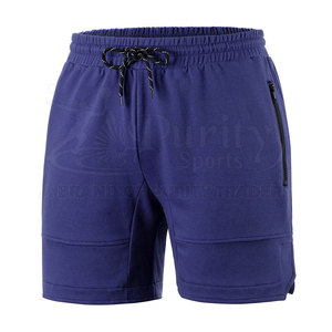 Shorts de sport pour homme en tissu Oxford avec logo frontal - Haute qualité, respirant et séchage rapide, taille élastique, poches - Product Image 2