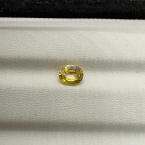 Zafiro amarillo natural de la mejor calidad, piedra preciosa suelta facetada de corte ovalado de excelente Color calentada para hacer joyas, compra lista - Product Image 3