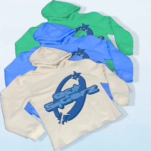 เสื้อฮู้ดแบบสวมหัวพิมพ์ลายพัฟ3D สำหรับผู้ชายเสื้อผ้าฤดูหนาวขายส่งกำหนดลายได้เอง2023 - Product Image 6