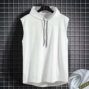 Men Hooded Vests Tank Tops Sport Basketball Hooded Tank Top Sleeveless <b>Bodybuilding</b> Gym wear <b>hoodie</b> Clothing Men - Product Image 3