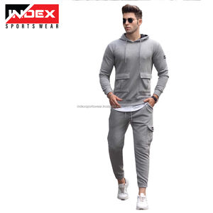 Survêtements pour hommes Ensemble de 2 pièces Jogging actif Survêtements à manches longues Pullover Casual Workout Sports Outfits Suits - Product Image 2