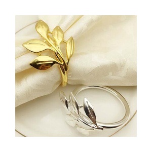 Wedding Table Metal Silver Decorative Alloy Napkin <b>Rings</b> Wedding Table Decoration Fashionable Restaurant Table - Product Image 3