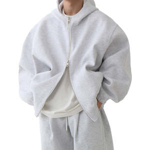 Sudadera de otoño con capucha bordada con estampado personalizado Unisex, ropa de calle informal, sudadera de lana de algodón ecológica de gran tamaño - Product Image 1