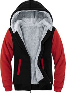 เสื้อฮู้ดผู้ชายผ้าฝ้ายระบายอากาศได้ดีแขนยาวทรงพอดีตัวสีดำและสีขาวสง่างาม - Product Image 4