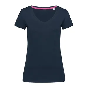 Camiseta Personalizada Megan con Cuello en V para Merchandising Promocional - Product Image 3