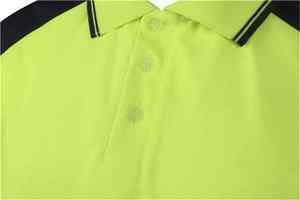Camisa reflectante con logotipo personalizado para hombre, camisa reflectante de seguridad de alta visibilidad, ropa de trabajo de alta visibilidad, Media manga, Polo personalizado 2025 para hombre - Product Image 6