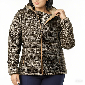 Down <b>Jackets</b> Winter Warmth Packable Lightweight <b>Hooded</b> Custom logo <b>Women</b> Puffer <b>Jacket</b> - Product Image 6