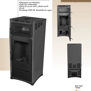 Estufa de pellets con horno DORELLO SM030 Pruva - Product Image 1