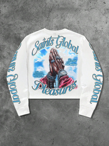 Sudadera de poliéster personalizada sublimada de Jesucristo para unisex Ajuste cómodo Impresión de logotipo personalizado - Product Image 2