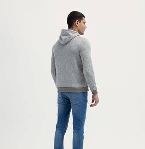 เสื้อฮู้ดผู้ชายสไตล์ใหม่เสื้อเล่นกีฬาแบบสั่งตัดสีทึบสำหรับฤดูหนาว - Product Image 5