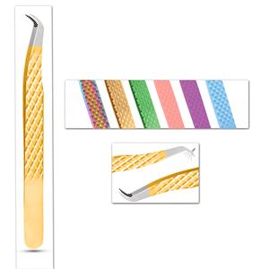 Pince à cils en acier inoxydable japonaise faite à la main Points pointus Volume Type de pointe Outil de beauté Prix raisonnable dans l'emballage de la boîte - Product Image 4