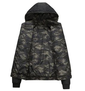 Chaqueta Bomber con Capucha y Cuello Alto Ecológica OEM, Fabricada con Tela Cómoda, Sensación Ligera, Corte Moderno, Moda Urbana - Product Image 2