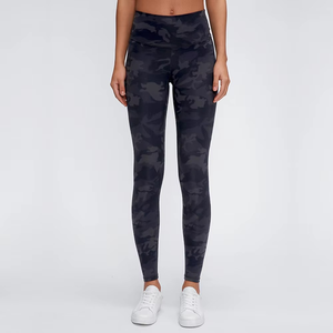 Leggings de yoga pour femmes, taille haute, couleur unie, longueur cheville, respirants, légers, anti-transpiration, séchage rapide, pour la salle de sport et le yoga - Product Image 5