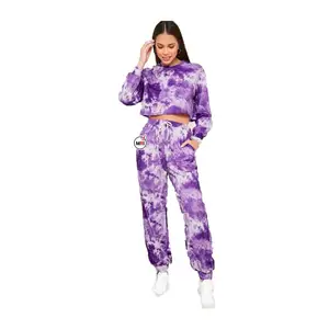 Wholesale woman clothing tie dye two pcs set with long pants Brand New High Quality Custom Color as per Our Customer Demand