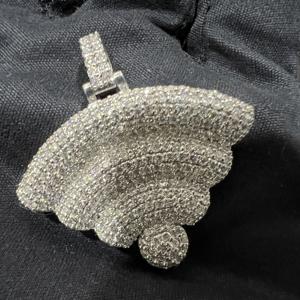 Colgante Personalizado de Moissanita VVS D, Plata de Ley 925, Oro, Estilo Hip Hop, Colgantes Finos, Dijes para Fiestas, Probador de Diamantes - Product Image 6