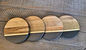 Sous-verres perlés faits à la main-Sous-verres Boho Drink avec support en polyester (4x4 pouces) - Product Image 6