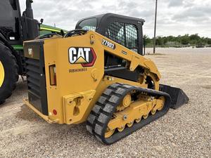 รถตักล้อยาง CAT 279D3 แบบตีนตะขาบ ขนาดเล็ก สีเหลือง อุปกรณ์ก่อสร้าง - Product Image 2
