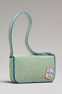 Nouveau design 2025, sac de soirée pour femme et fille, style classique, broderie de perles en coton fait main de haute qualité, couleur unie - Product Image 5