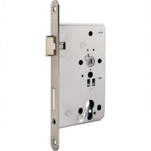 Cerradura de Embutir 715 PZ Derecha de Acero Inoxidable para Muebles, Llave de Latón, Cilindro de Zinc para Dormitorio, Escuela, Gimnasio, Clase 4 BKS 24/55/72/8mm - Product Image 3