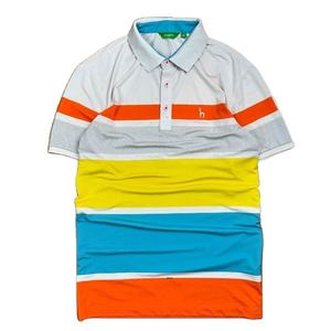 Chemises longues décontractées vintage pour hommes 100% coton respirant à manches courtes couleur unie avec logo brodé sur le devant Service OEM - Product Image 5