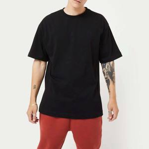 T-shirt surdimensionné 100% coton de haute qualité pour hommes Nouveau design à manches courtes Logo personnalisé Design uni T-shirt surdimensionné bon marché vierge - Product Image 1