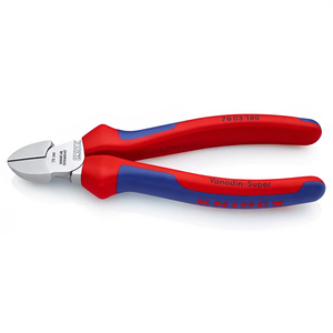 Alicates de Corte Diagonal Knipex con Recubrimiento de Cromo y Mangos Multicomponentes con Borde de Corte Alargado - Product Image 2