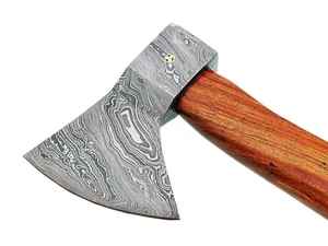 High Quality Industrial Grade Damascus Steel Tomahawks with Damascus Steel Handle 12 Inches Camping Hunting Tools - Product Image 4