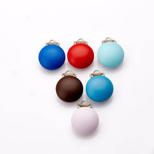 Attache-sucette en bois de hêtre durable 30-35 mm, en acier inoxydable 304, portable, réutilisable, accessoire de dentition pour les molaires, jouet de préhension, attache-salopette - Product Image 4